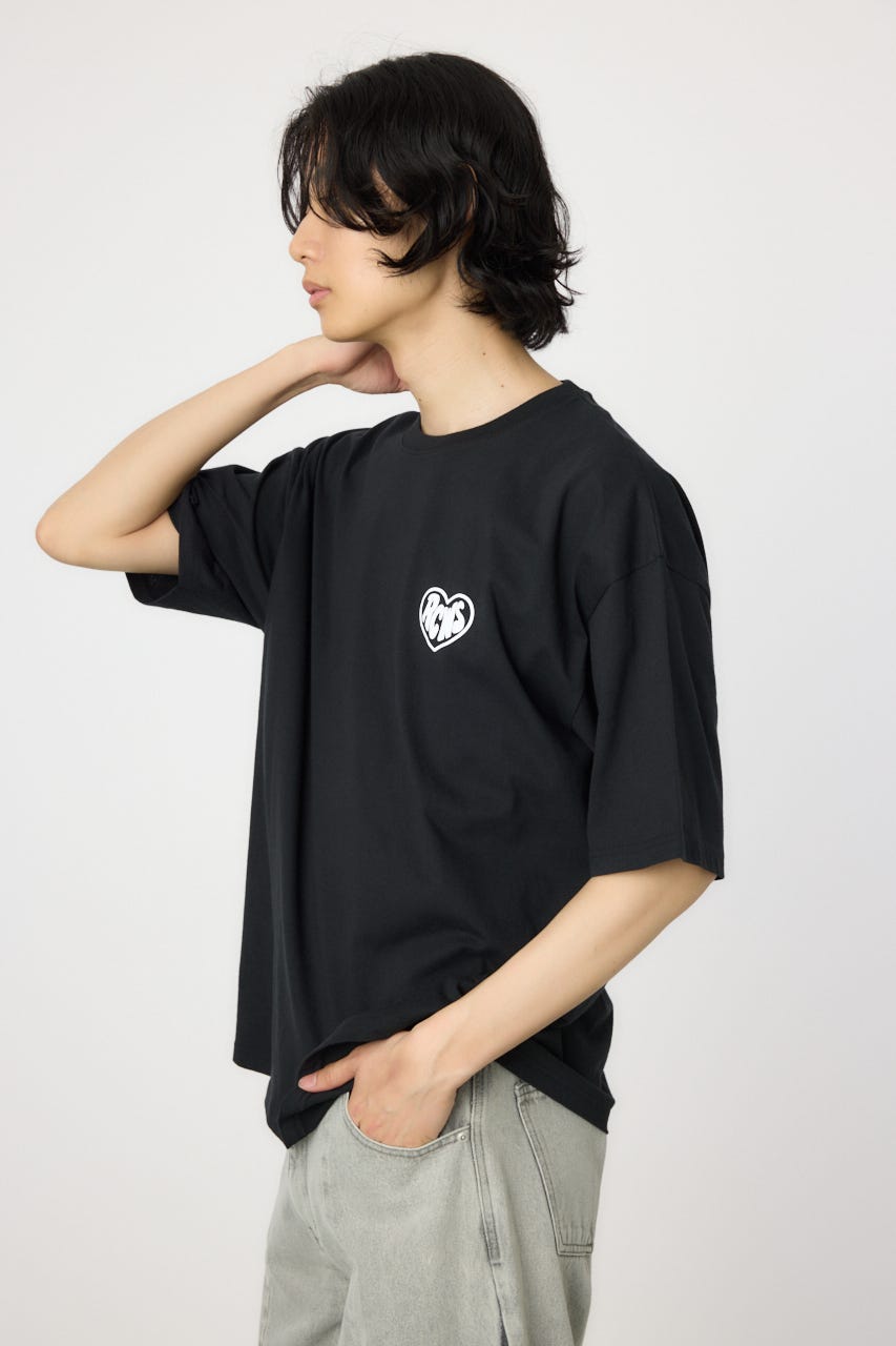 カジュアル アメリカン ヒョウ柄ハート LOVEBIG ロゴ半袖Tシャツ Amazon | ヒョウ柄ハートデザイン ヒョウ柄 Tシャツ | Tシャツ