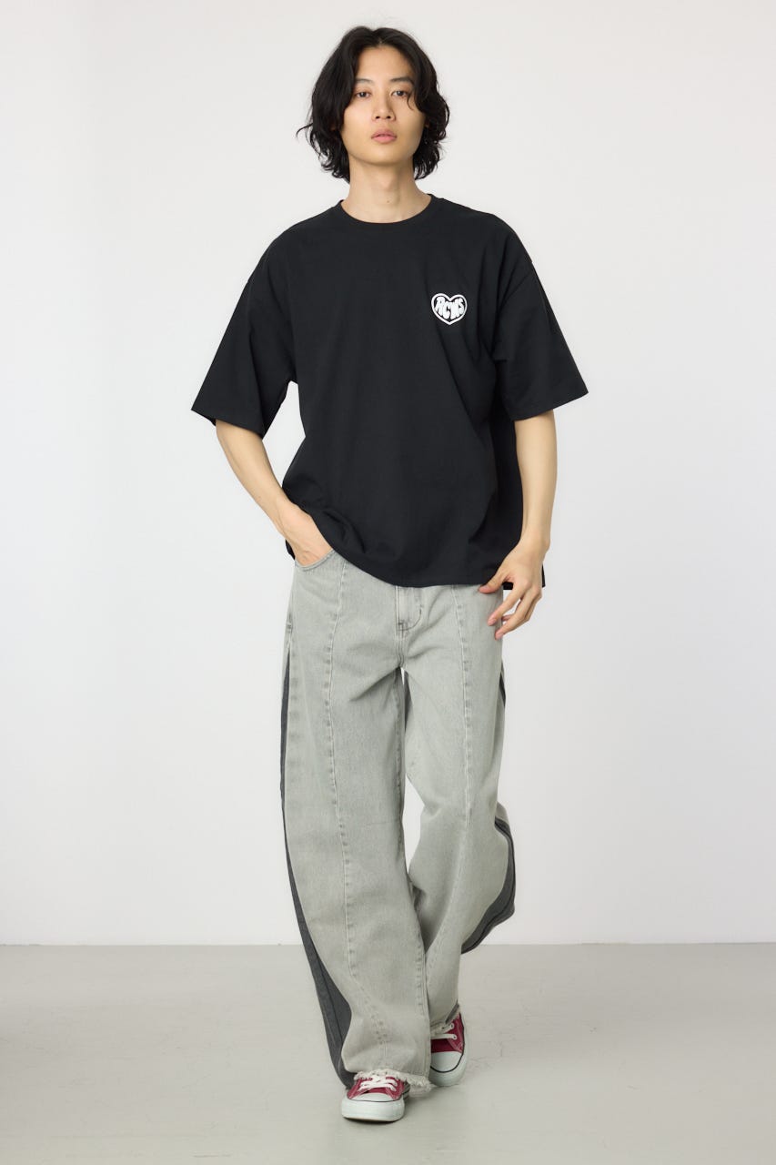 ハートフルハッポウTシャツ BLK M