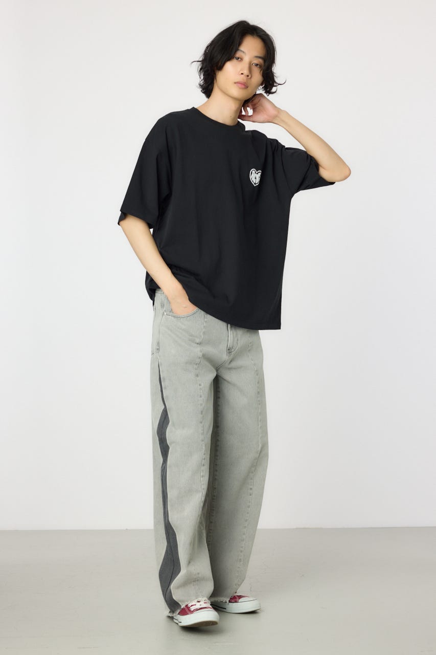 ハートフルハッポウTシャツ BLK M