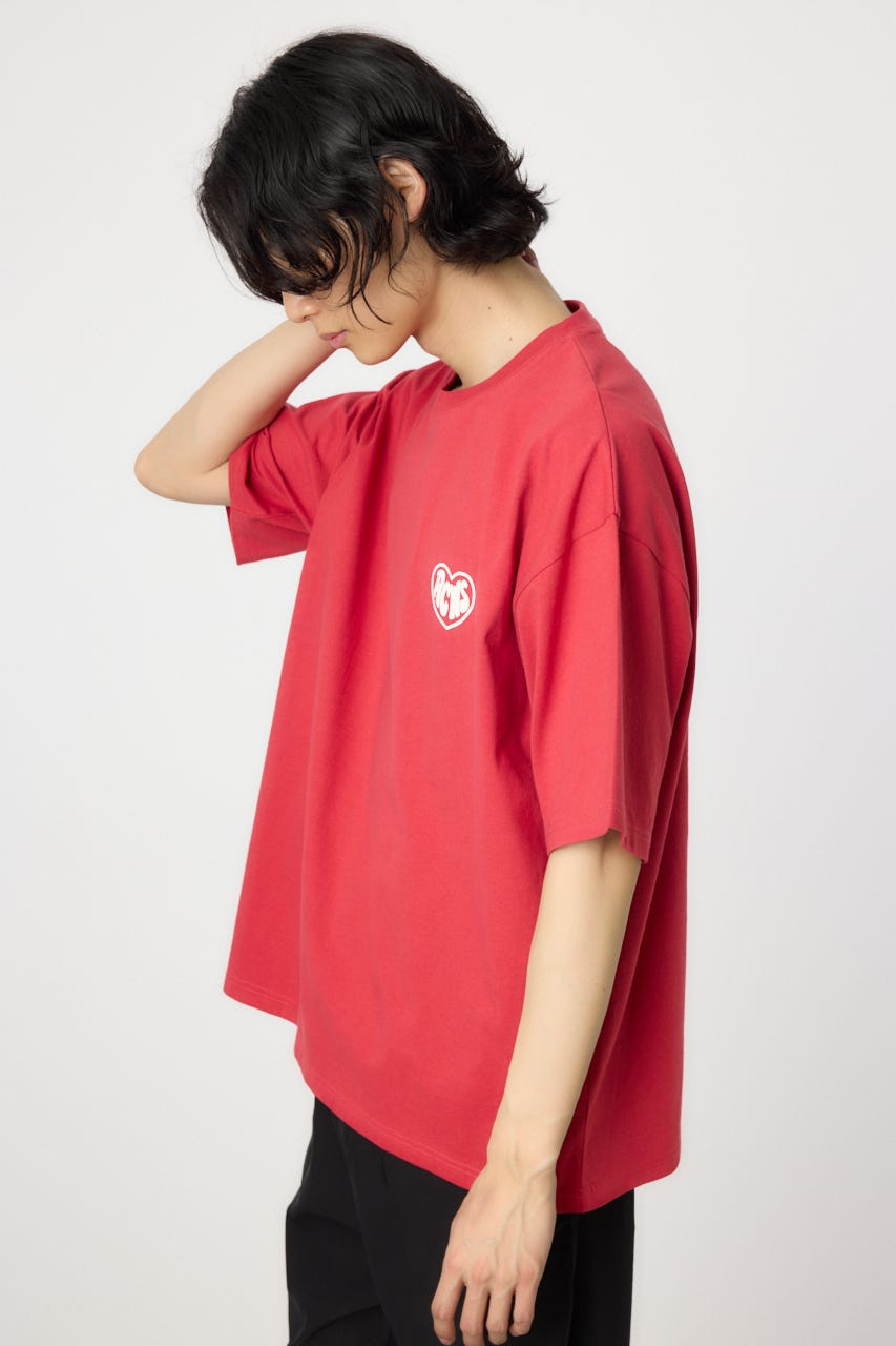 ハートフルハッポウTシャツ L/RED L