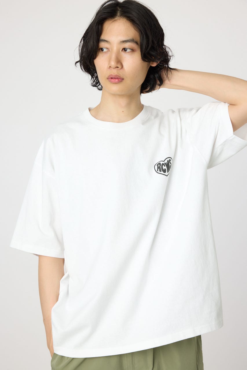 ハートフルハッポウTシャツ O/WHT L