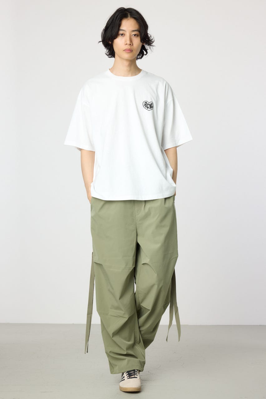 ハートフルハッポウTシャツ O/WHT L