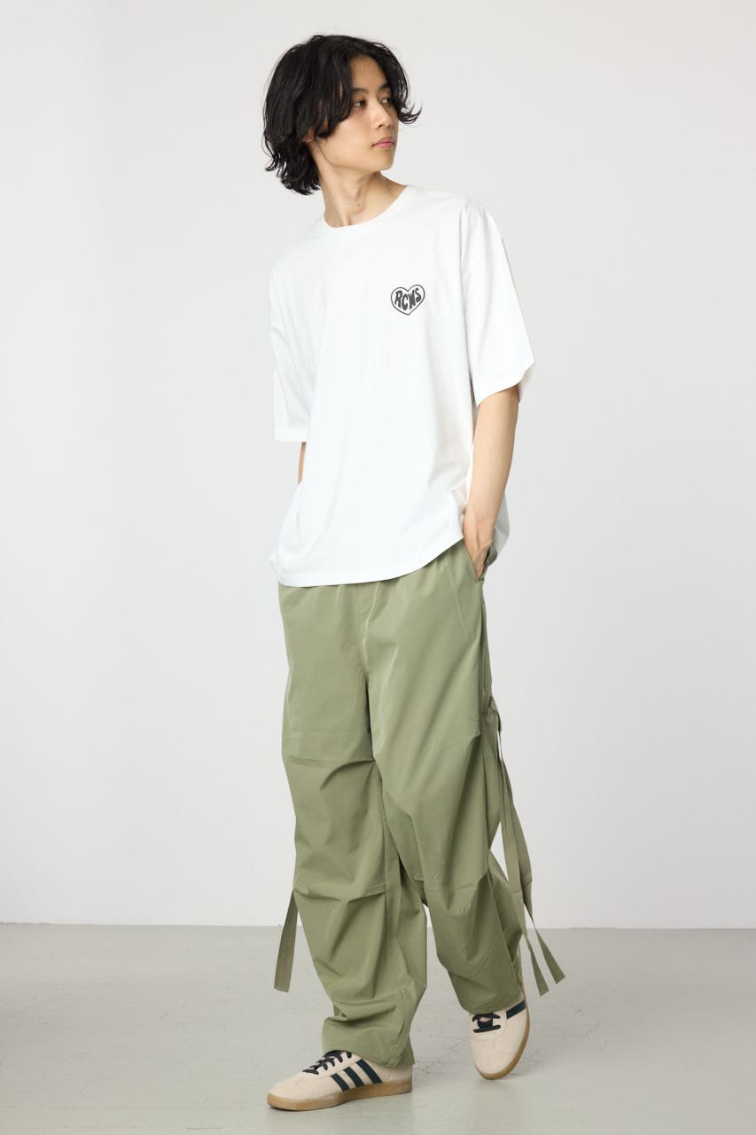 ハートフルハッポウTシャツ O/WHT L