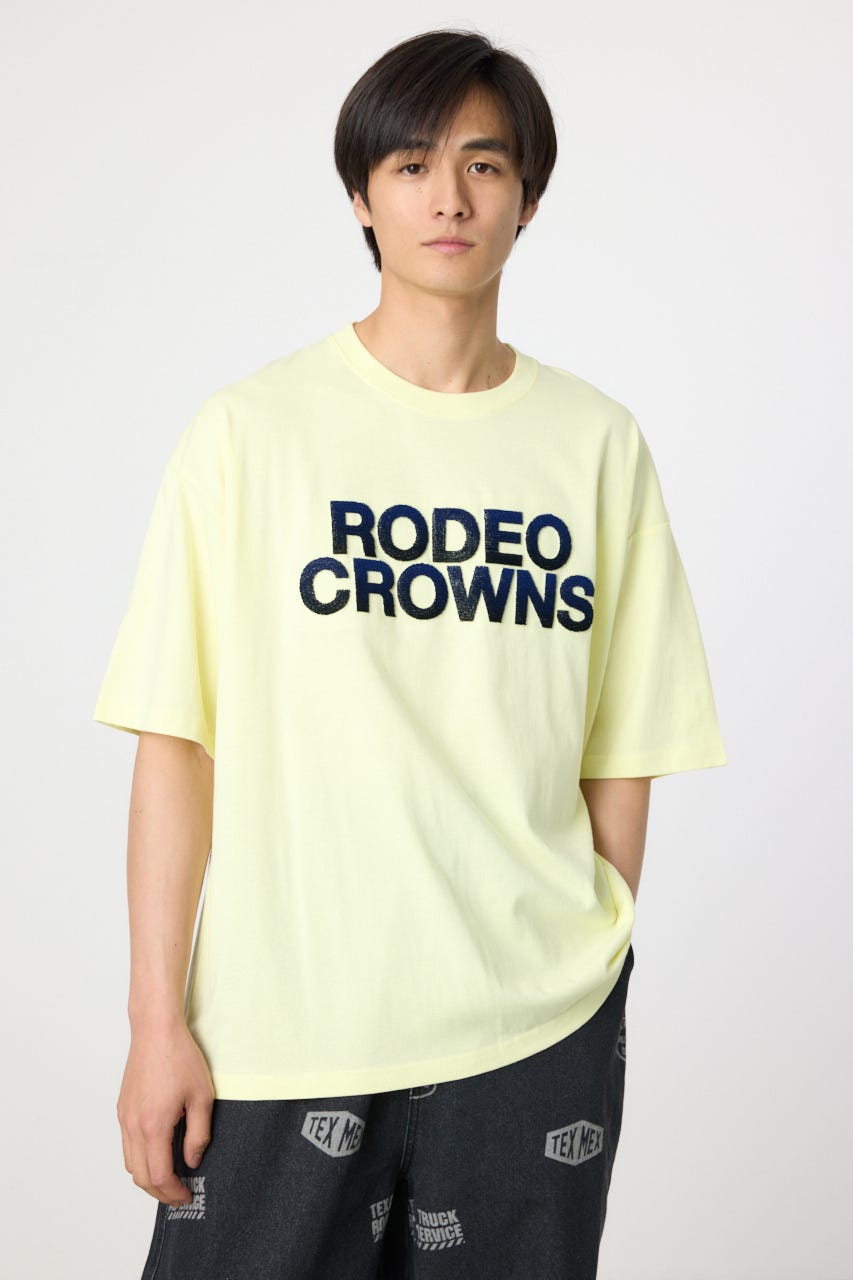 RODEO白Tセット RODEO CROWNS WIDE BOWL | ブラシロゴTシャツ (Tシャツ