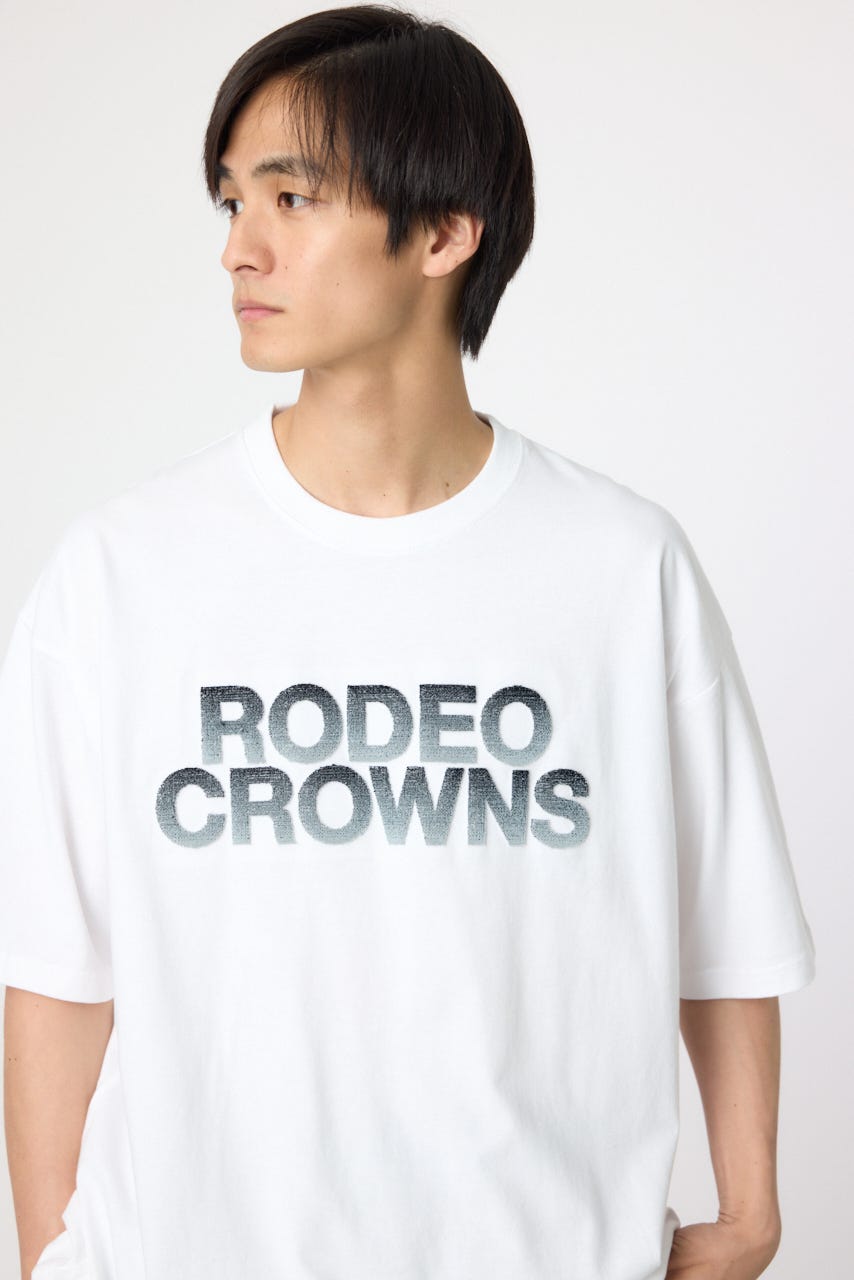 ♦︎バナナマンTシャツ♦︎マTシャツ♦︎Sサイズ♦︎ホワイト♦︎ロデオクラウンコラボ♦︎白♦︎ RODEO CROWNS WIDE BOWL | ブラシロゴTシャツ (Tシャツ
