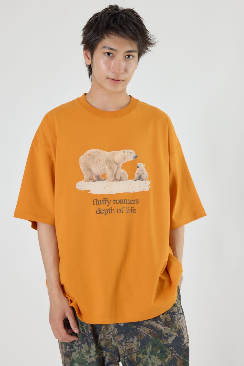 RODEO CROWNS WIDE BOWLのアニマルフォトTシャツ