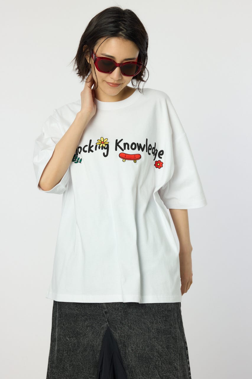 2025SS 大人も着れる D&G クラウンロゴマークTシャツWH (C-14Y) ワッペンロゴポケットTシャツ(M サックス): トップス｜Right-on