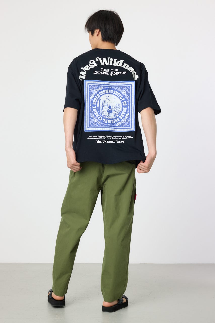●RAIVE● Stripe Oversized 半袖 Tシャツ rsu114bk01_2_24ss.jpg