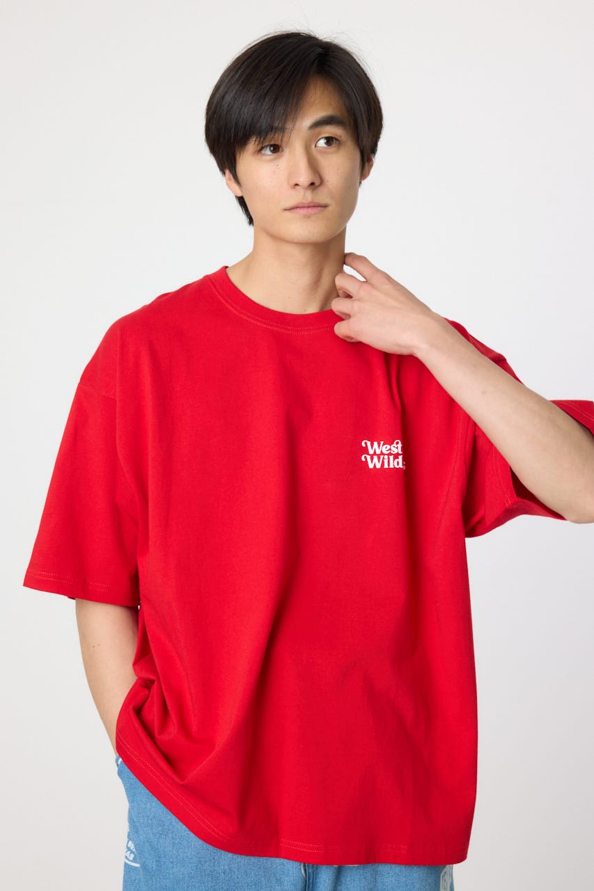ROWHIDE Tシャツ RED L