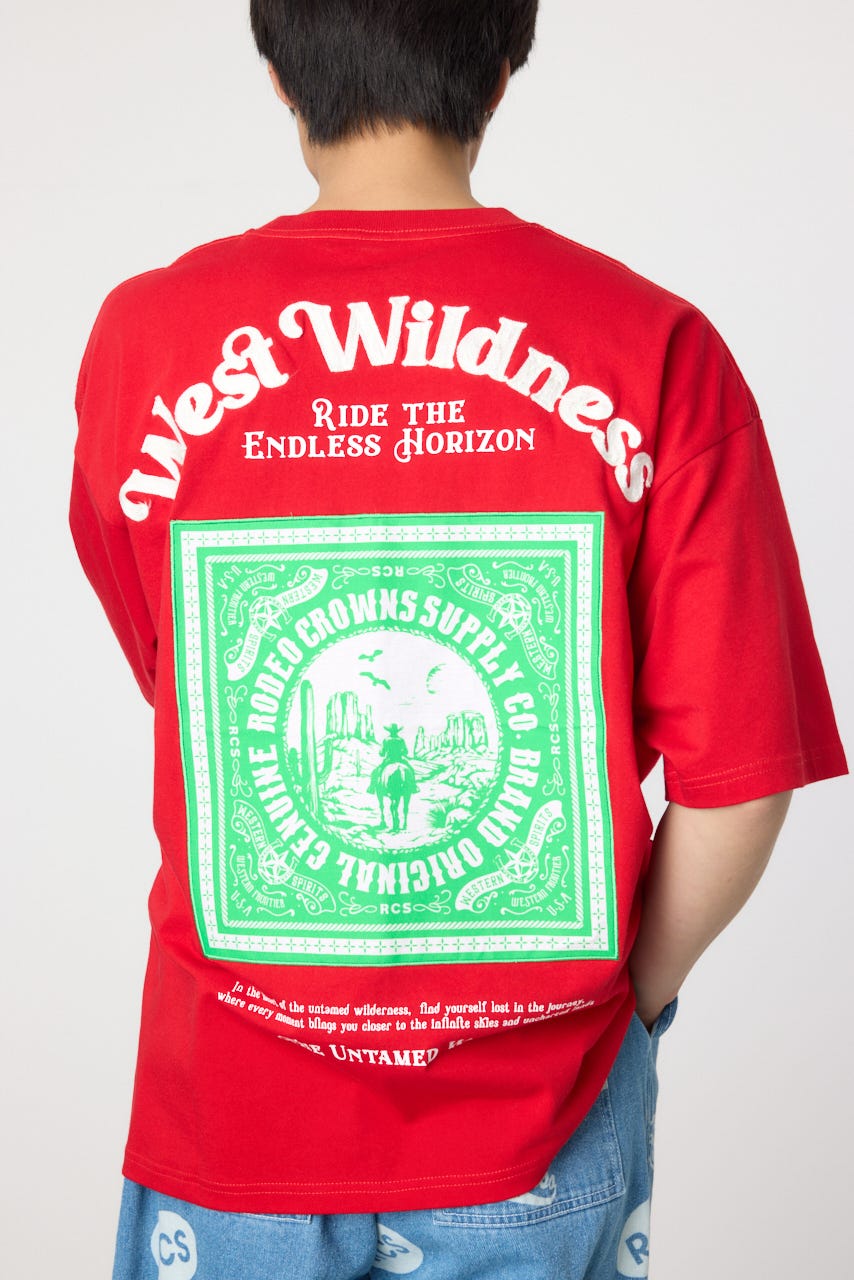 ROWHIDE Tシャツ RED L