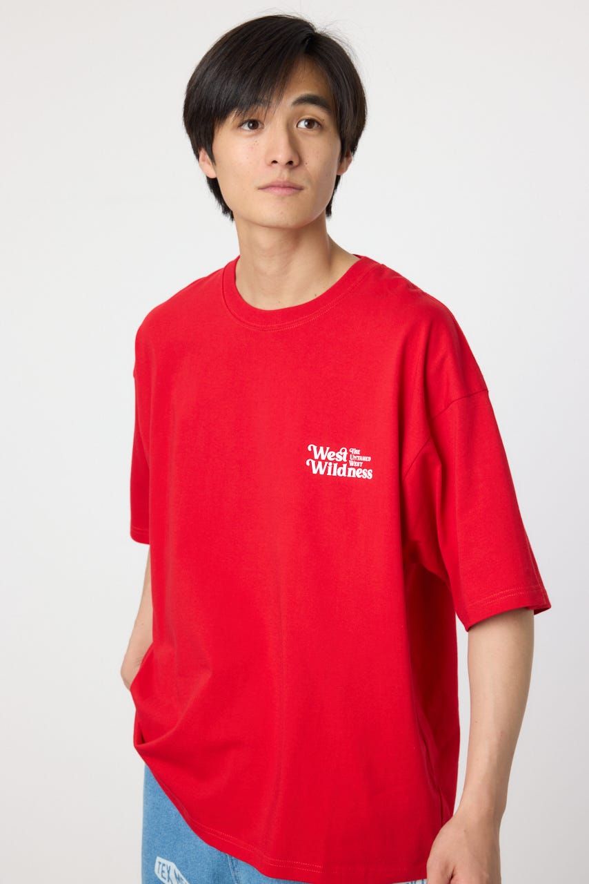 ROWHIDE Tシャツ RED L