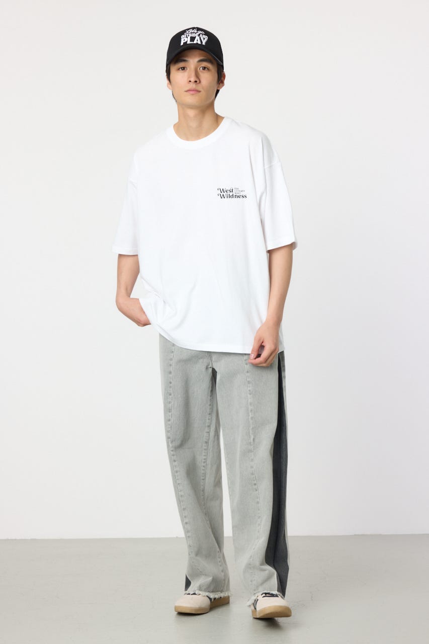 ROWHIDE Tシャツ WHT M