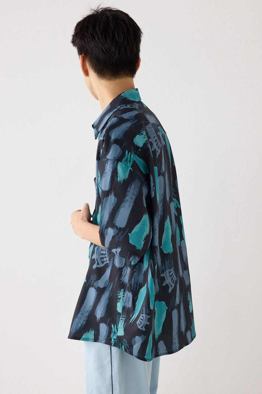 ブラッシュクラウンシャツ BLK L