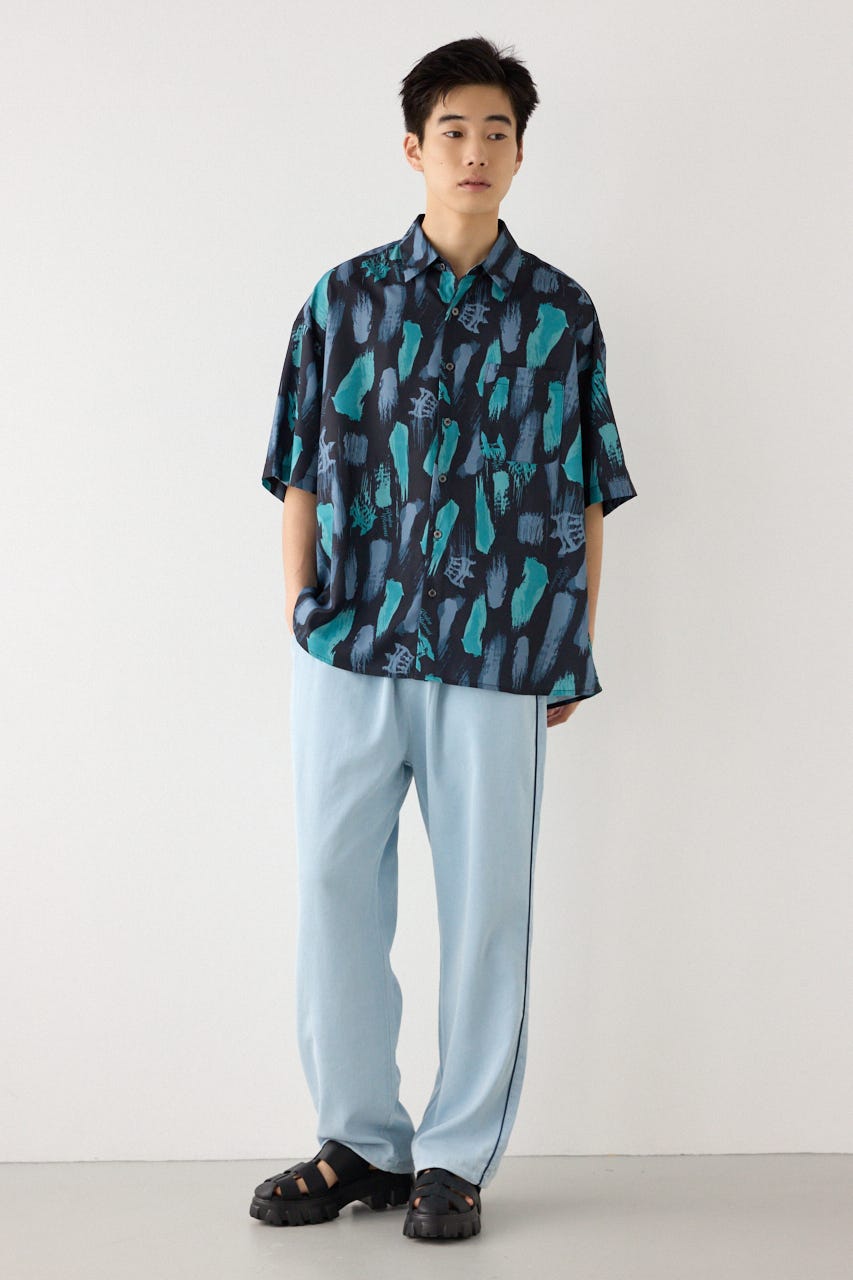 ブラッシュクラウンシャツ BLK L