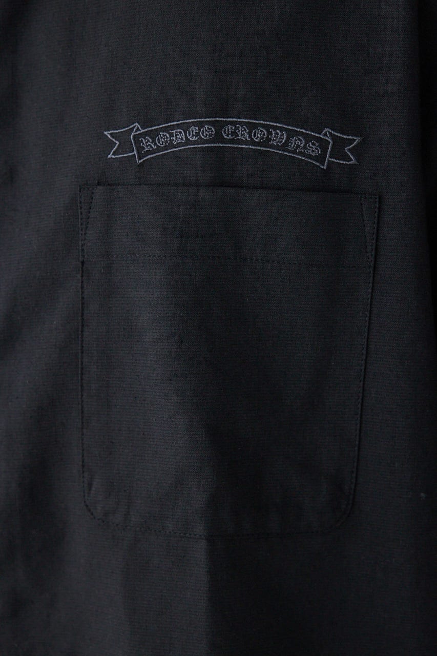 COOLMAX(R)ファブリック製・BLKletterシャツ BLK L