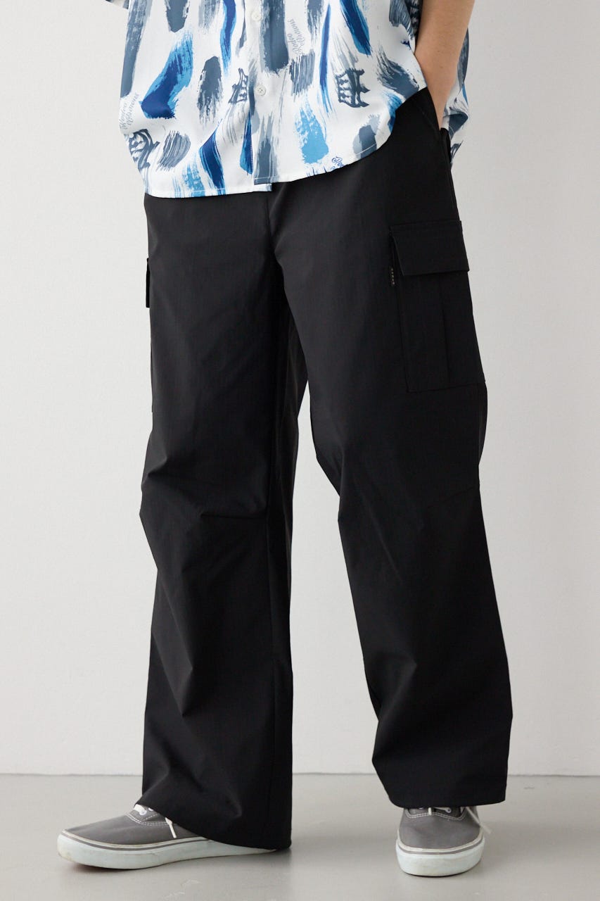 ストレッチリップカーゴパンツ BLK M