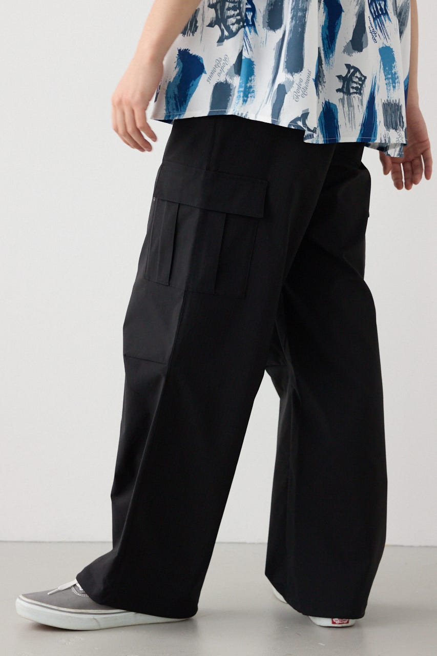 ストレッチリップカーゴパンツ BLK M