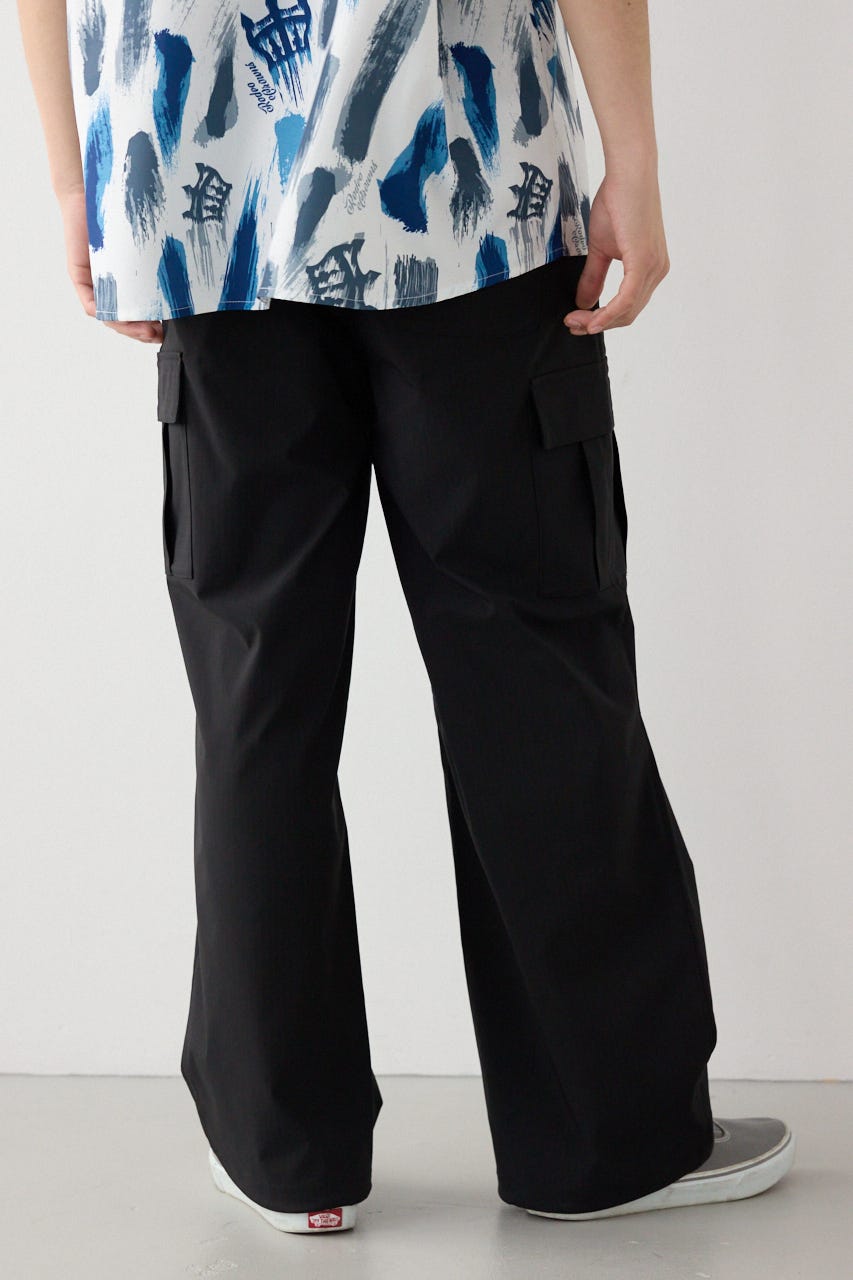 ストレッチリップカーゴパンツ BLK M
