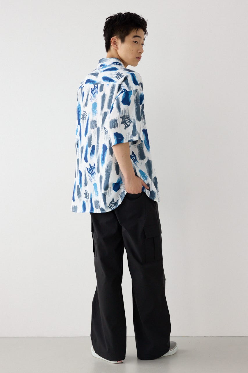 ストレッチリップカーゴパンツ BLK M