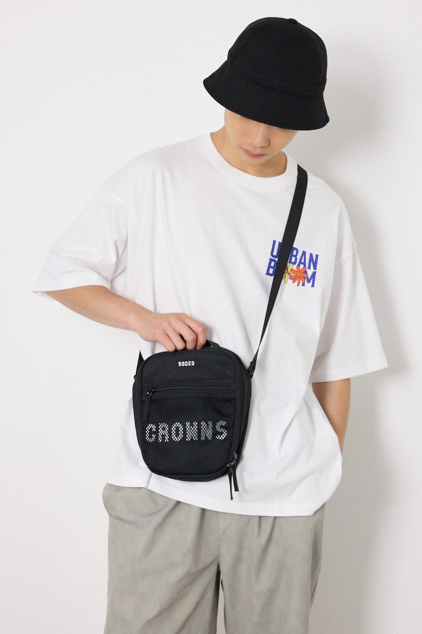 ロゴボックスショルダーバッグ BLK FREE