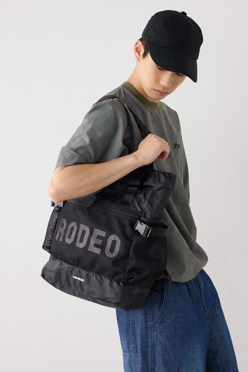 ロゴ2wayトートバッグ BLK FREE