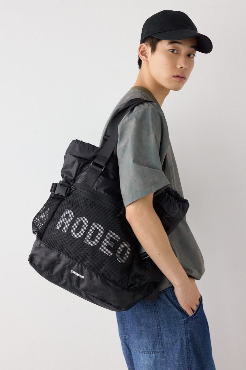 ロゴ2wayトートバッグ BLK FREE