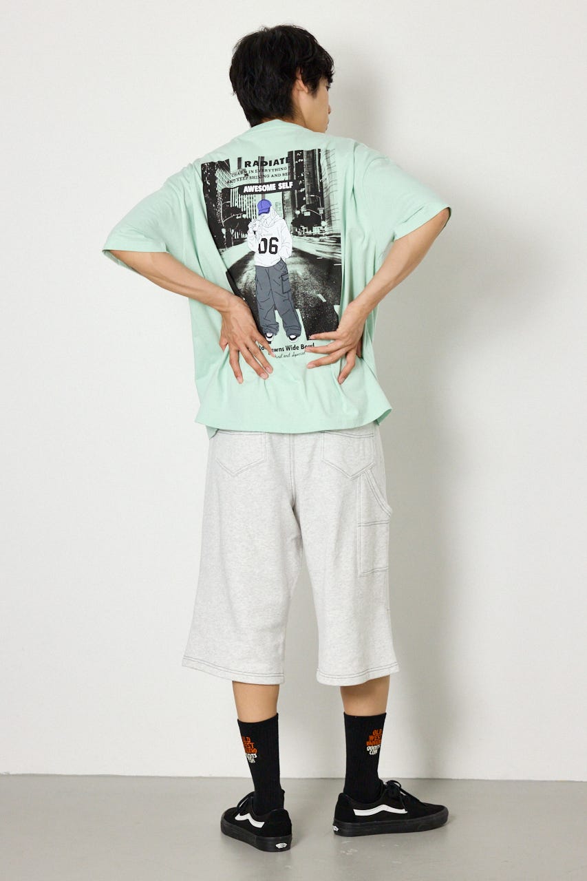 スウェットバミューダパンツ T.GRY M