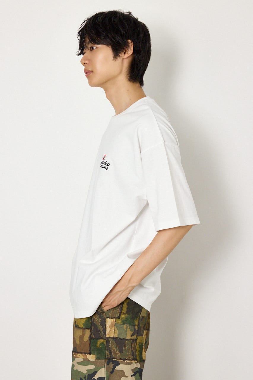 フィットガールTシャツ O/WHT L