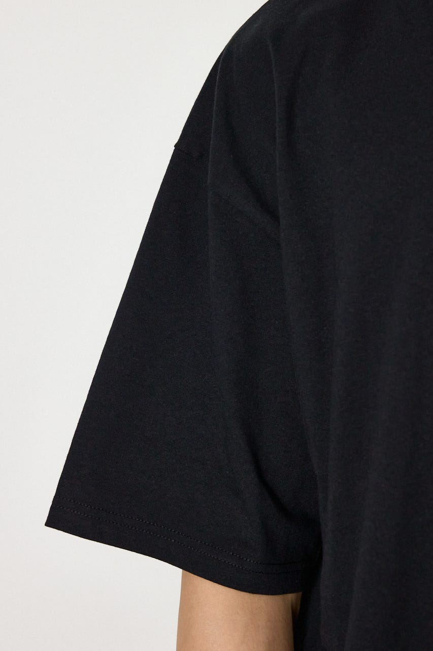 カモフラアップリケTシャツ BLK M