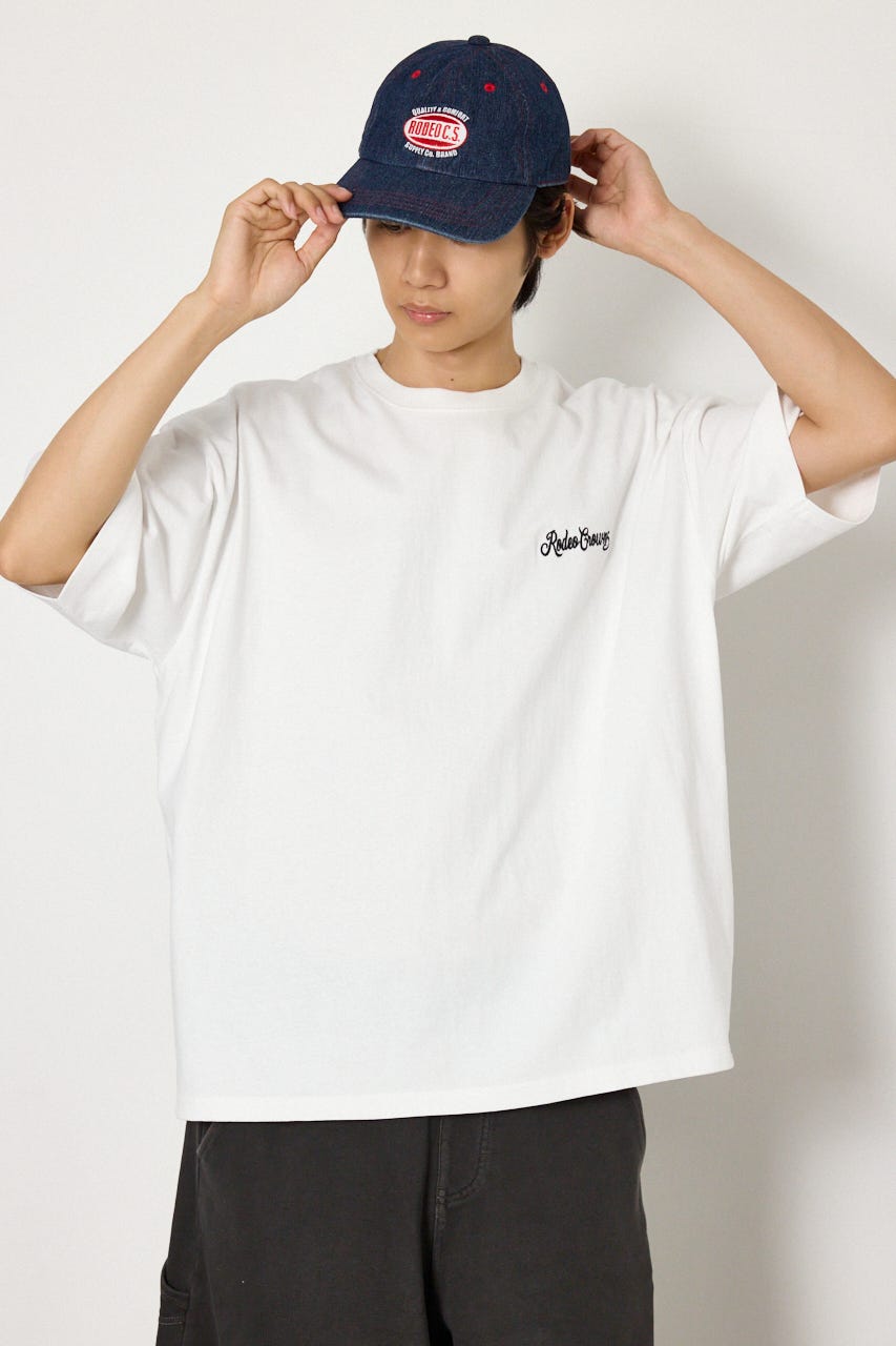 カモフラアップリケTシャツ O/WHT M
