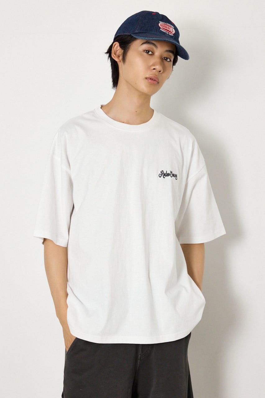 カモフラアップリケTシャツ O/WHT M