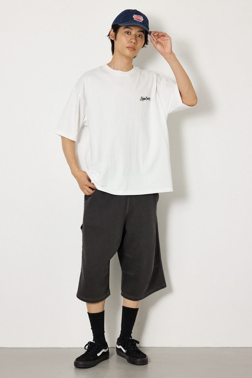 カモフラアップリケTシャツ O/WHT M