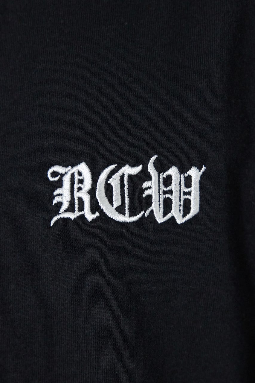 Blackletterノースリーブトップス BLK M