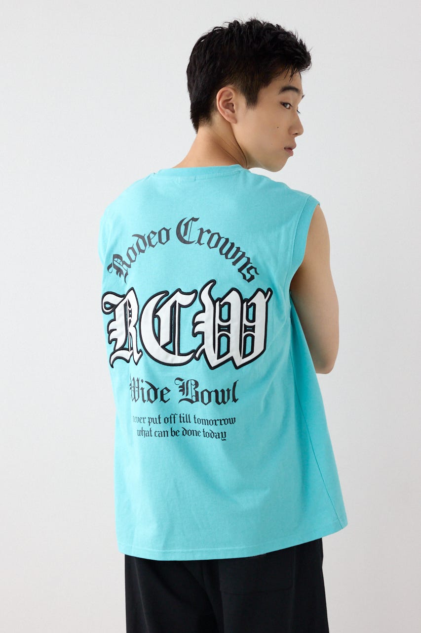 Blackletterノースリーブトップス L/TQ M
