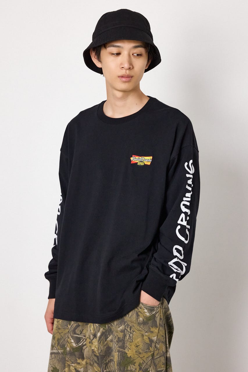 diner 長袖Tシャツ BLK M