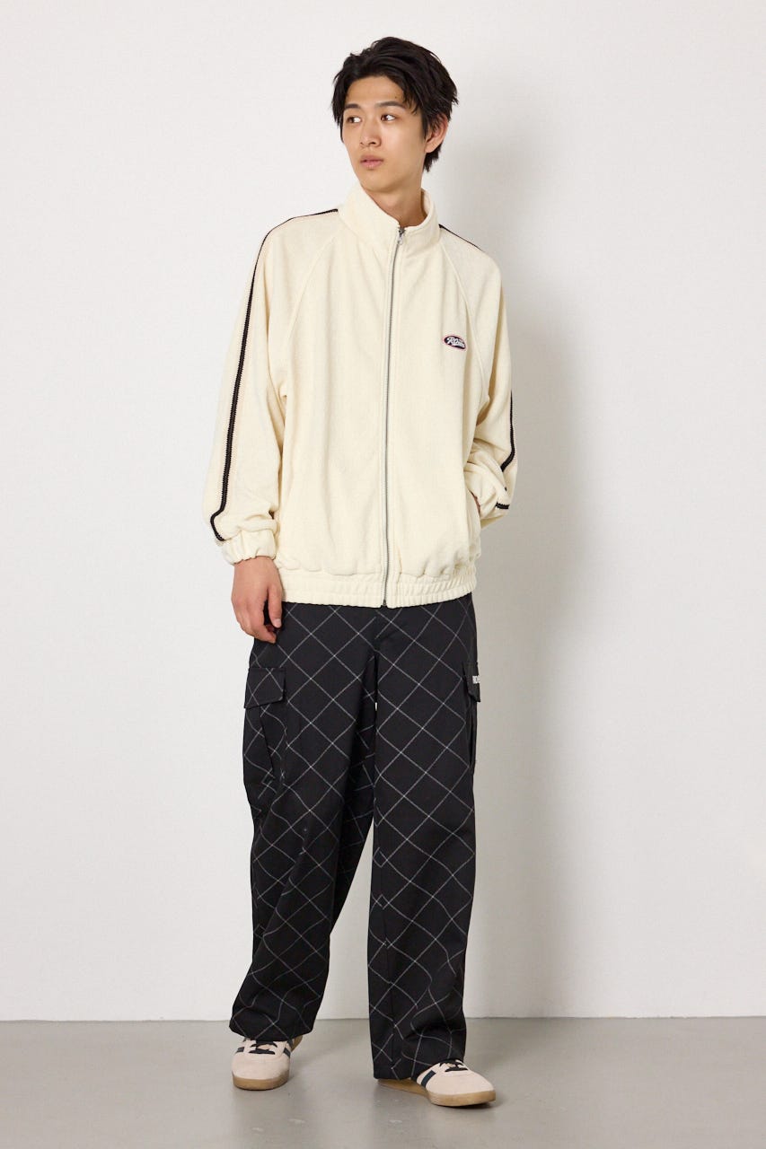 gridロゴパンツ BLK L