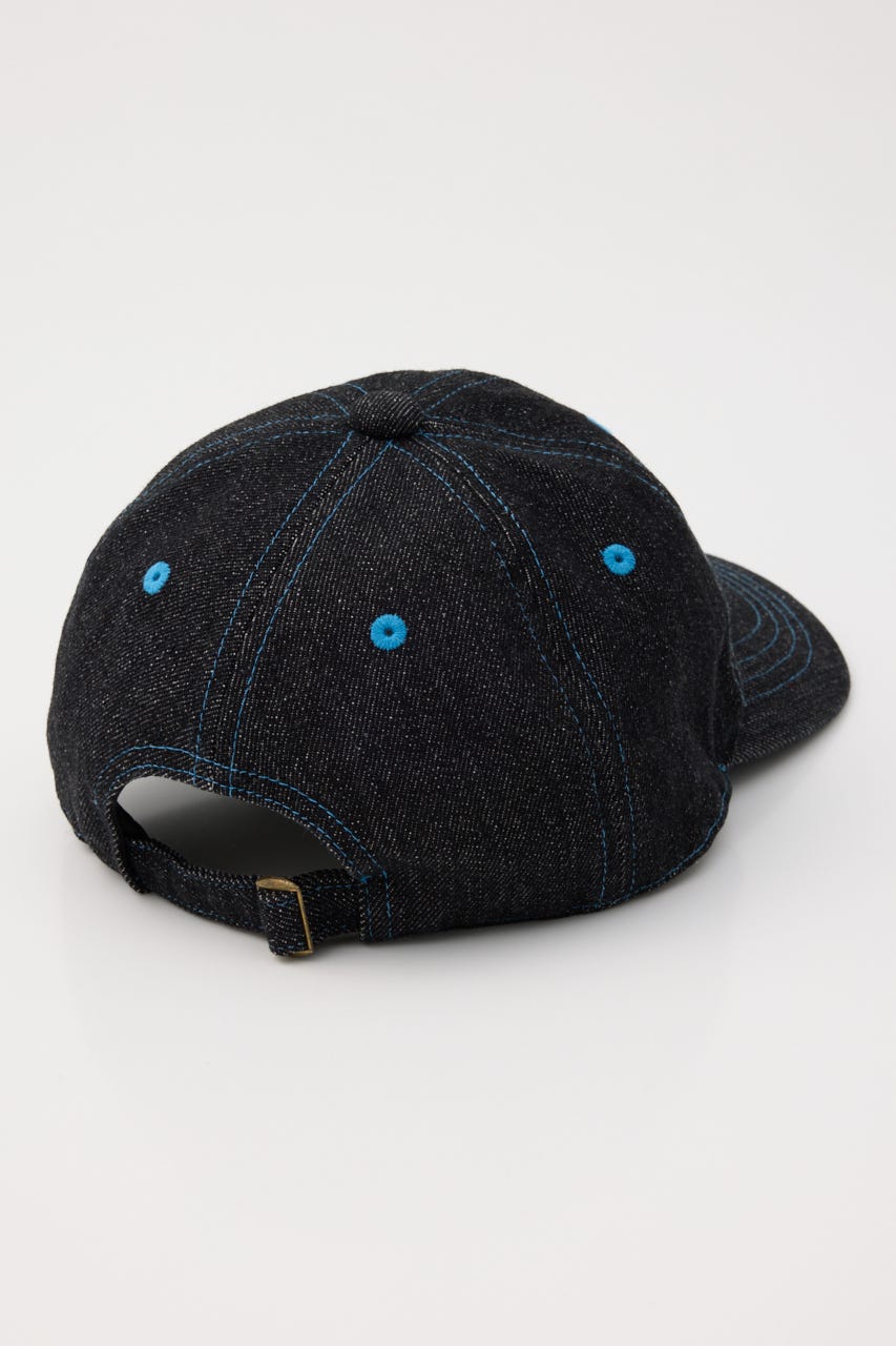 ステッチデニムCAP BLK FREE