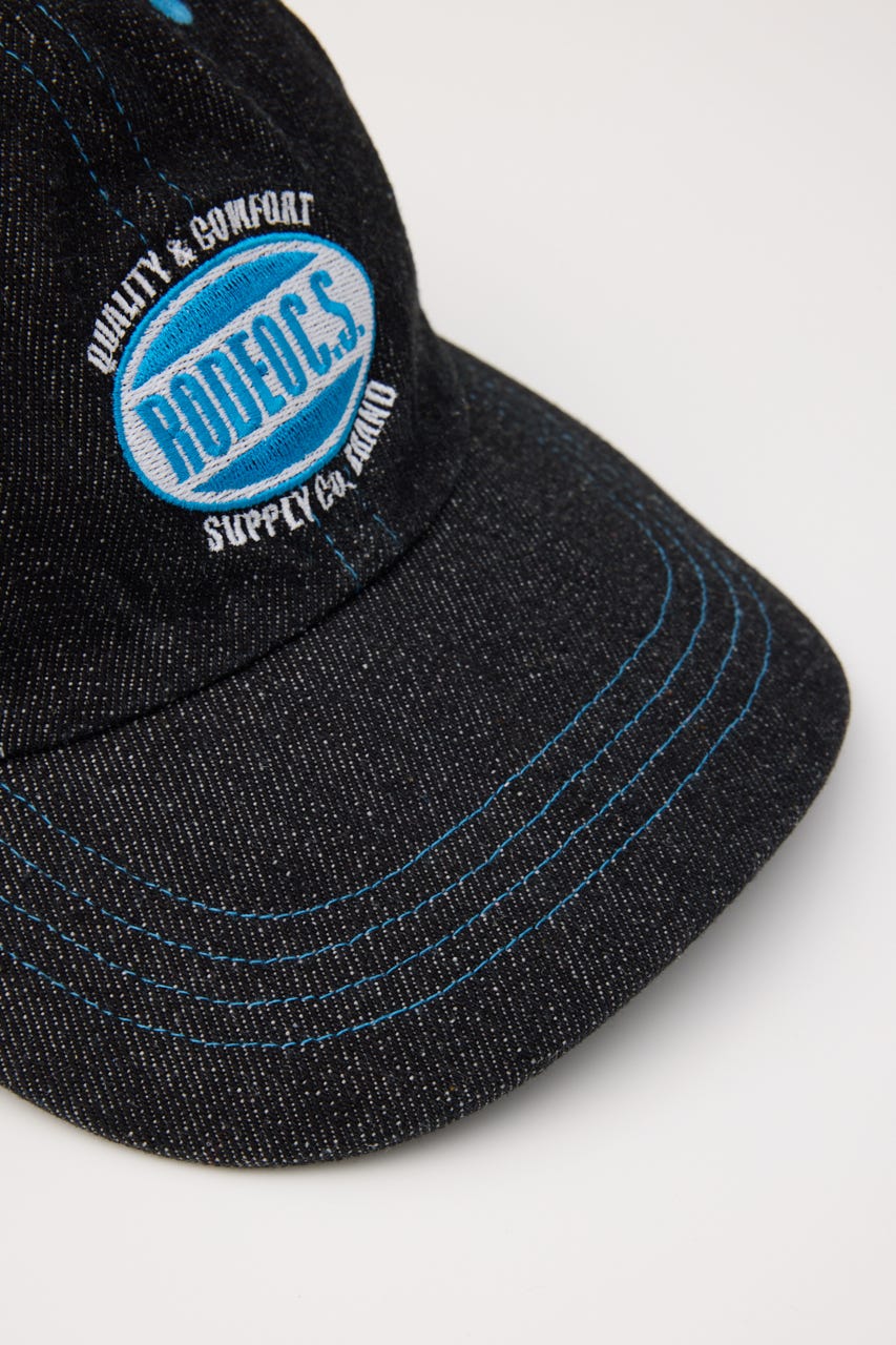 ステッチデニムCAP BLK FREE