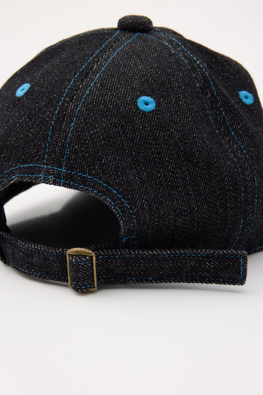 ステッチデニムCAP BLK FREE