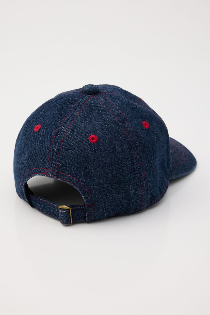 ステッチデニムCAP BLU FREE