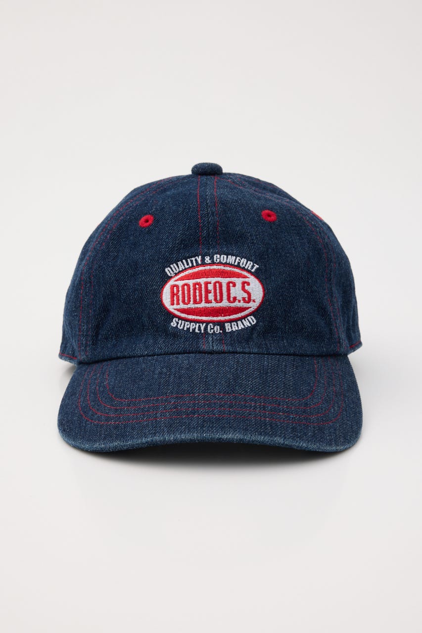 ステッチデニムCAP BLU FREE