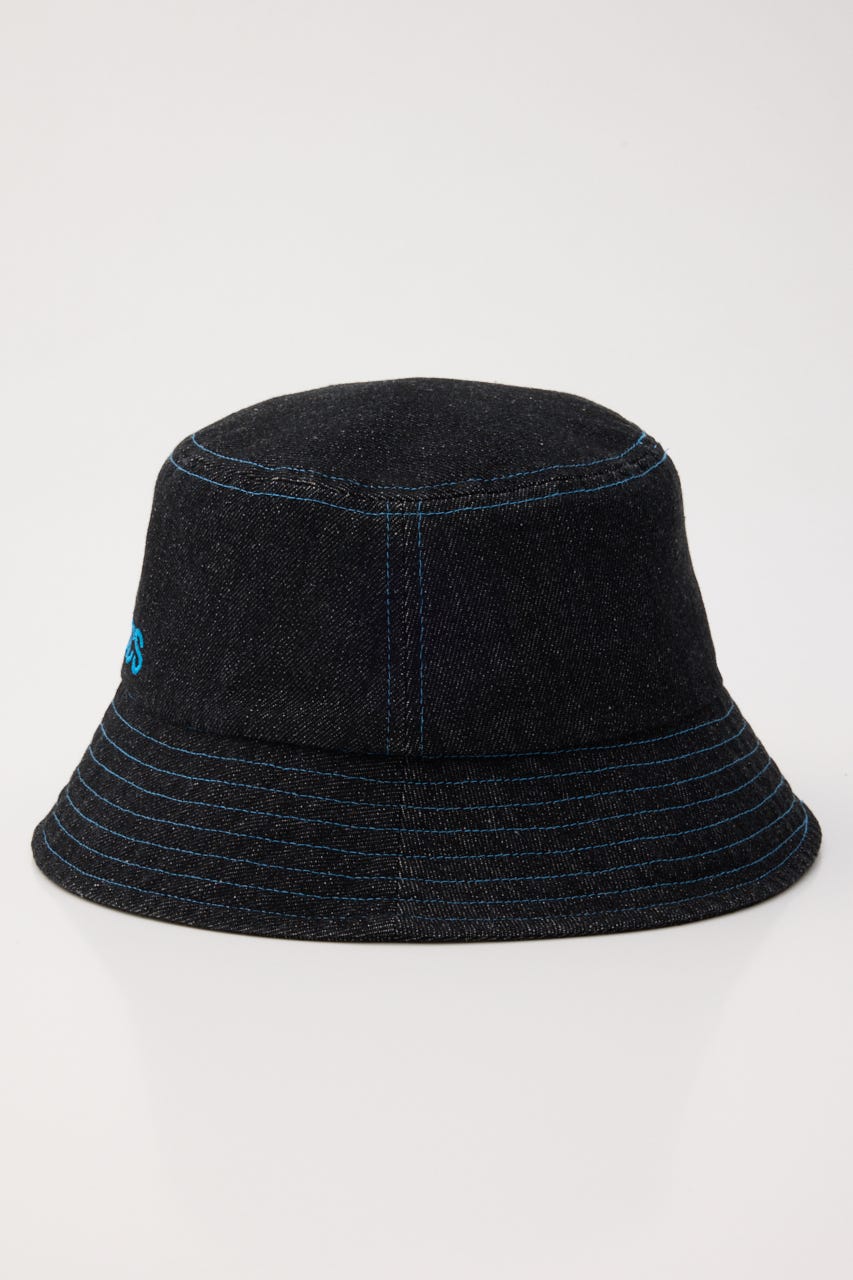 ロゴデニムバケットハット BLK FREE