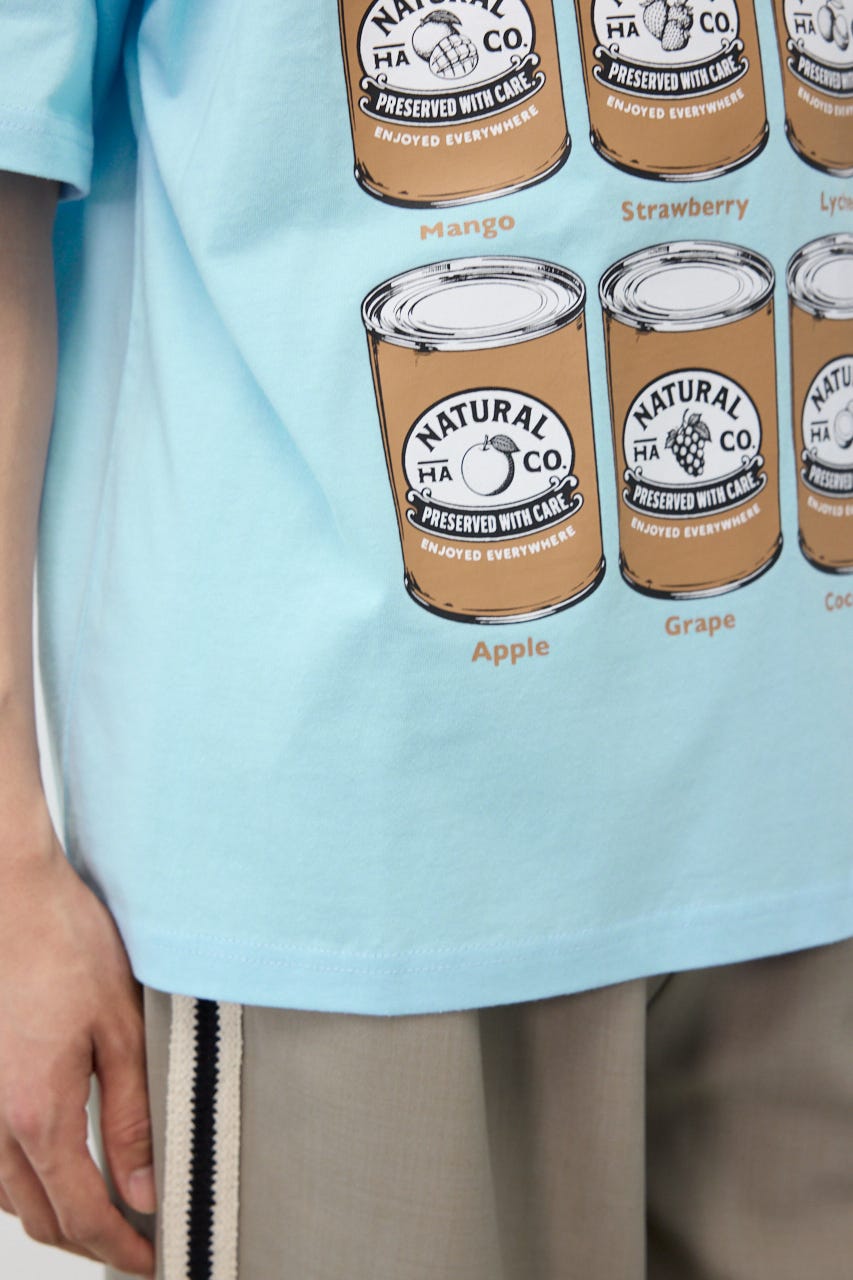canned fluit Tシャツ L/BLU L