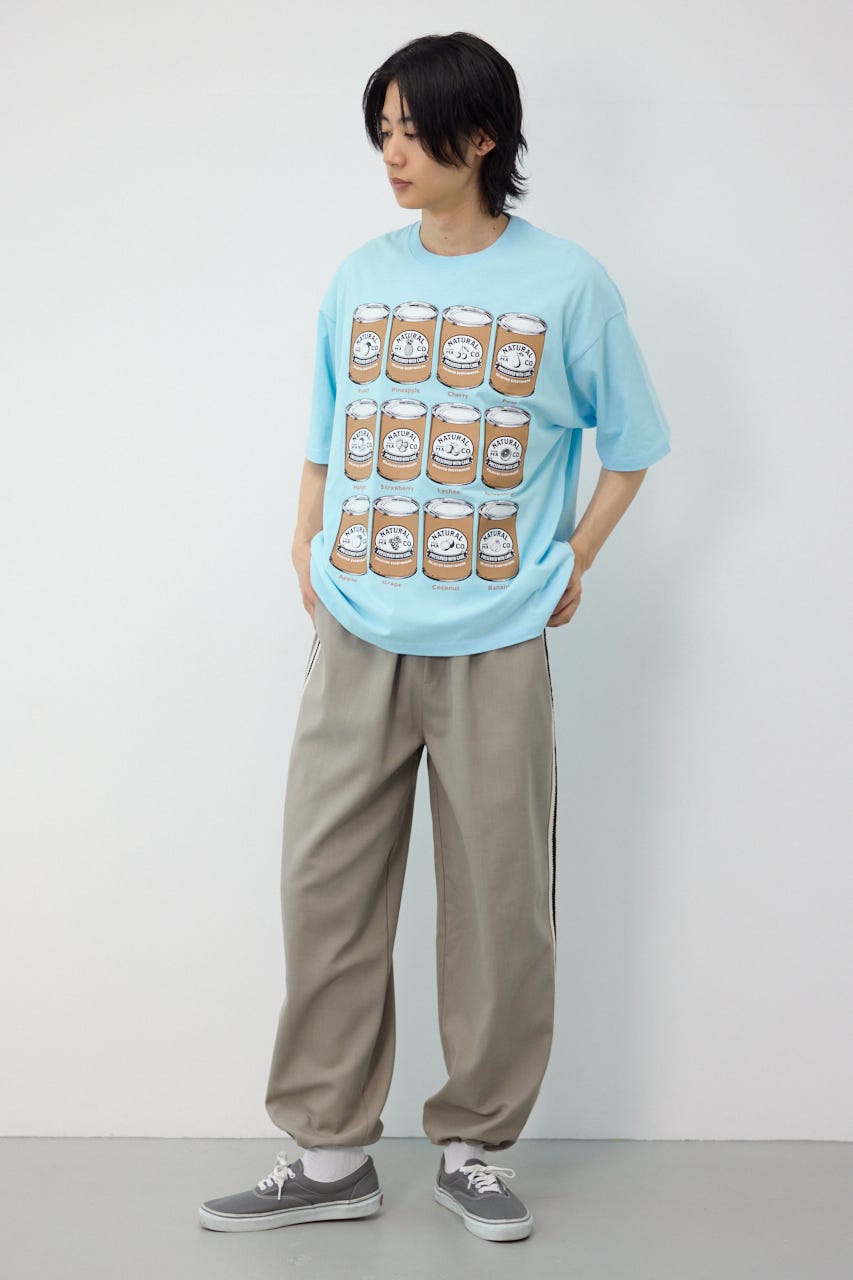 canned fluit Tシャツ L/BLU L