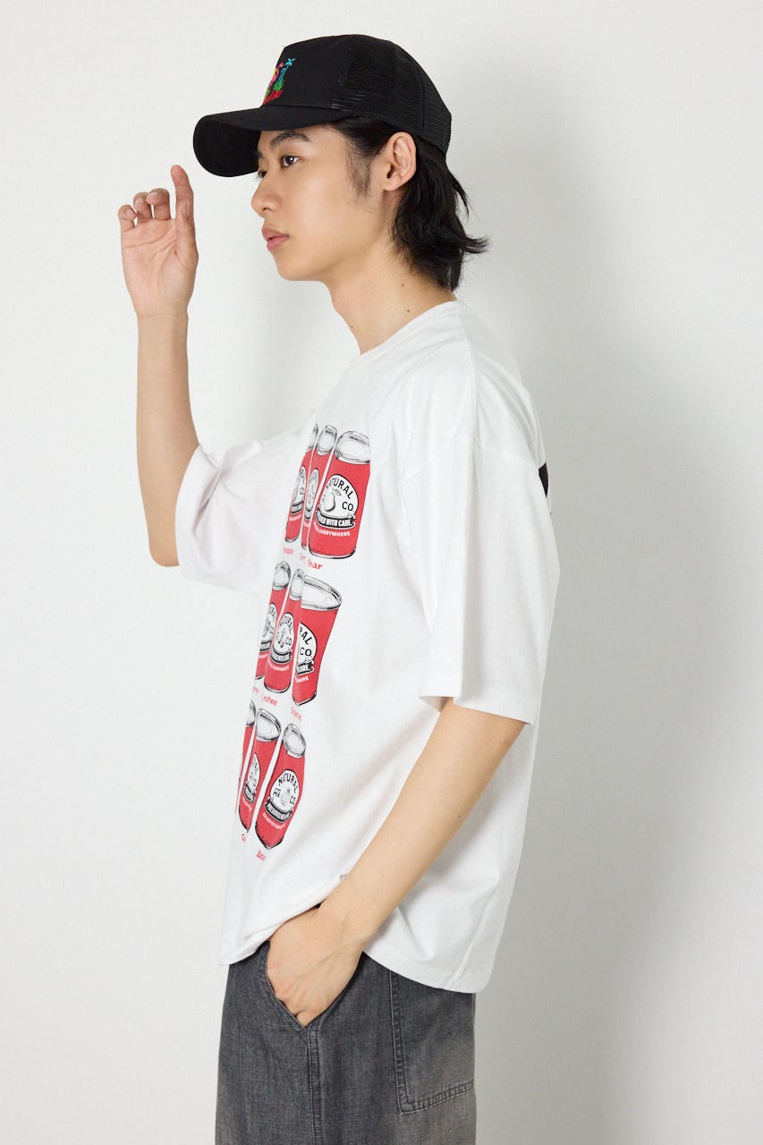 canned fluit Tシャツ WHT L