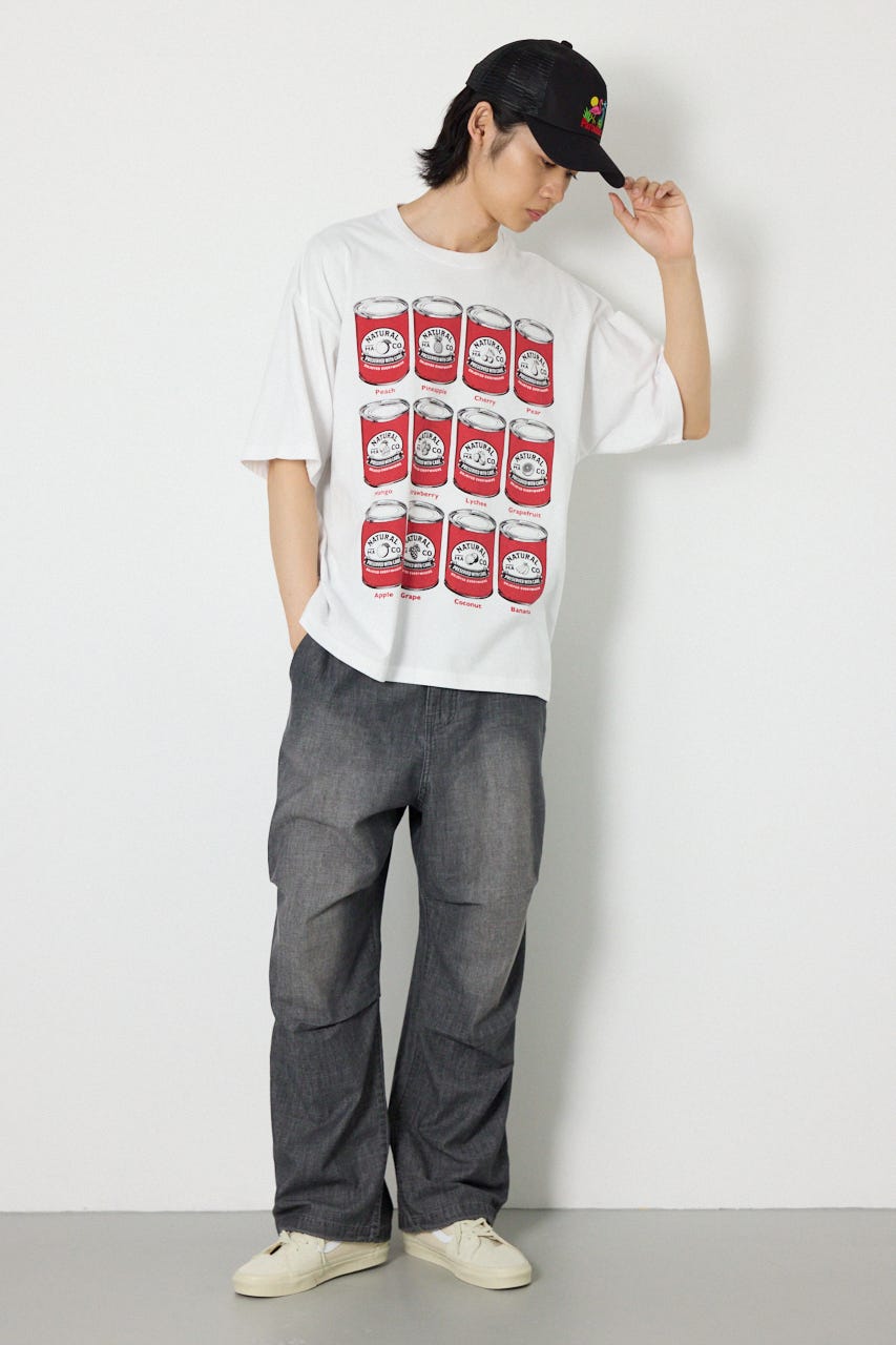 canned fluit Tシャツ WHT L