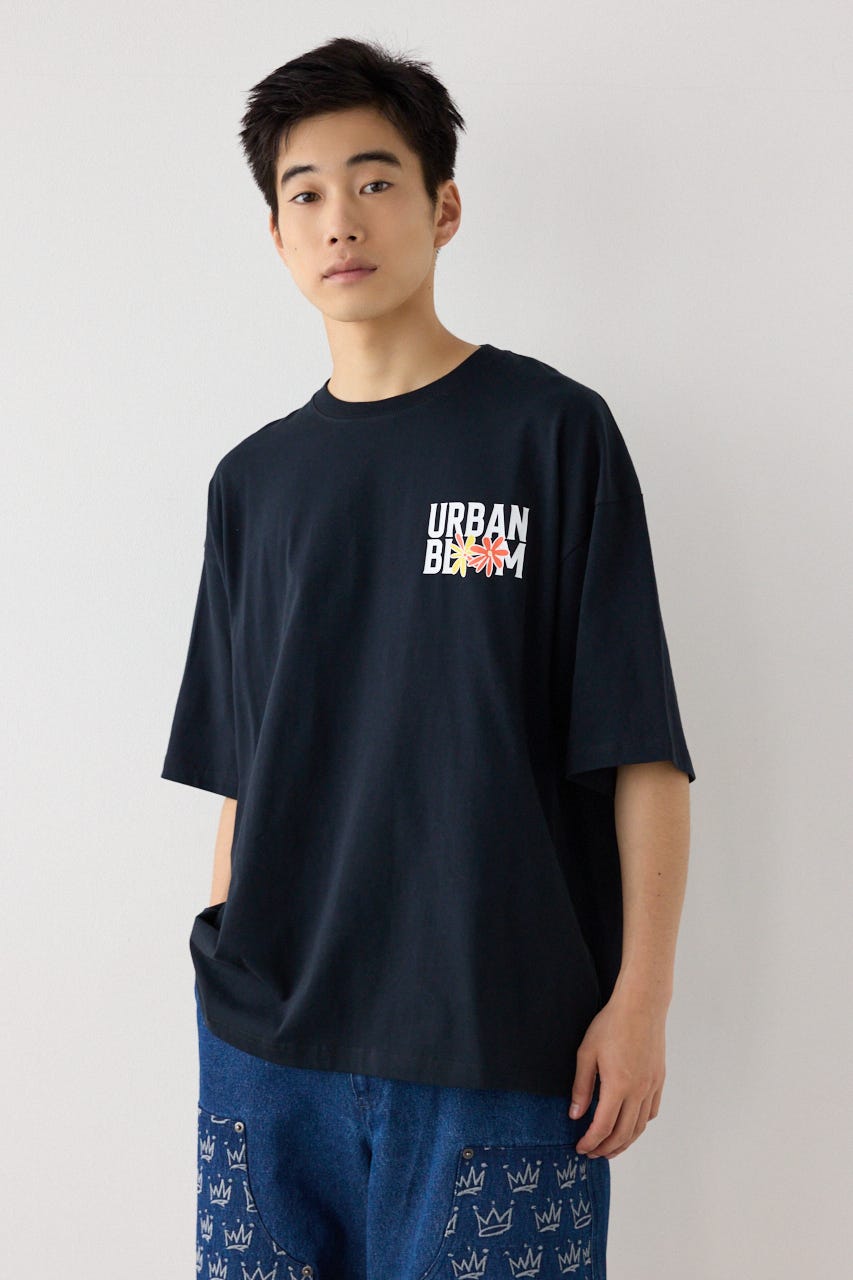 ラフデイジーTシャツ BLK M