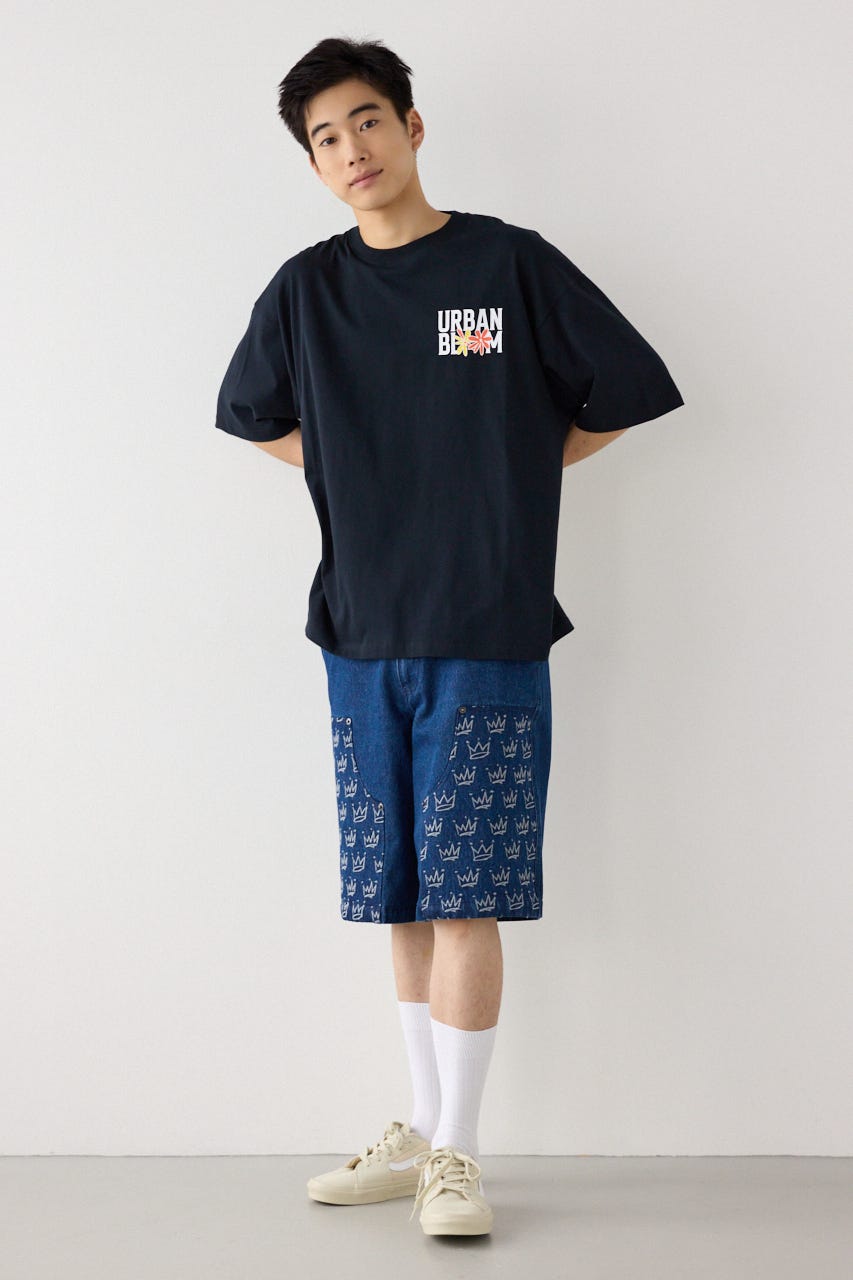 ラフデイジーTシャツ BLK M
