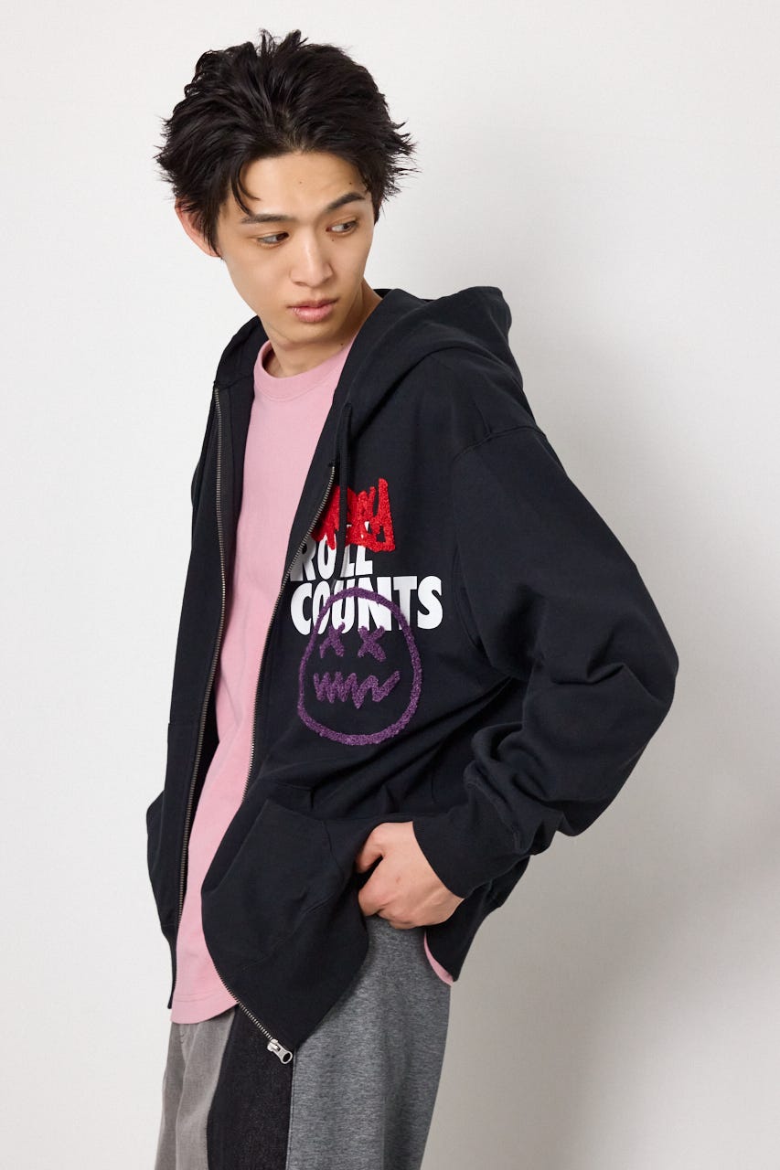 No Dice zipパーカー BLK L