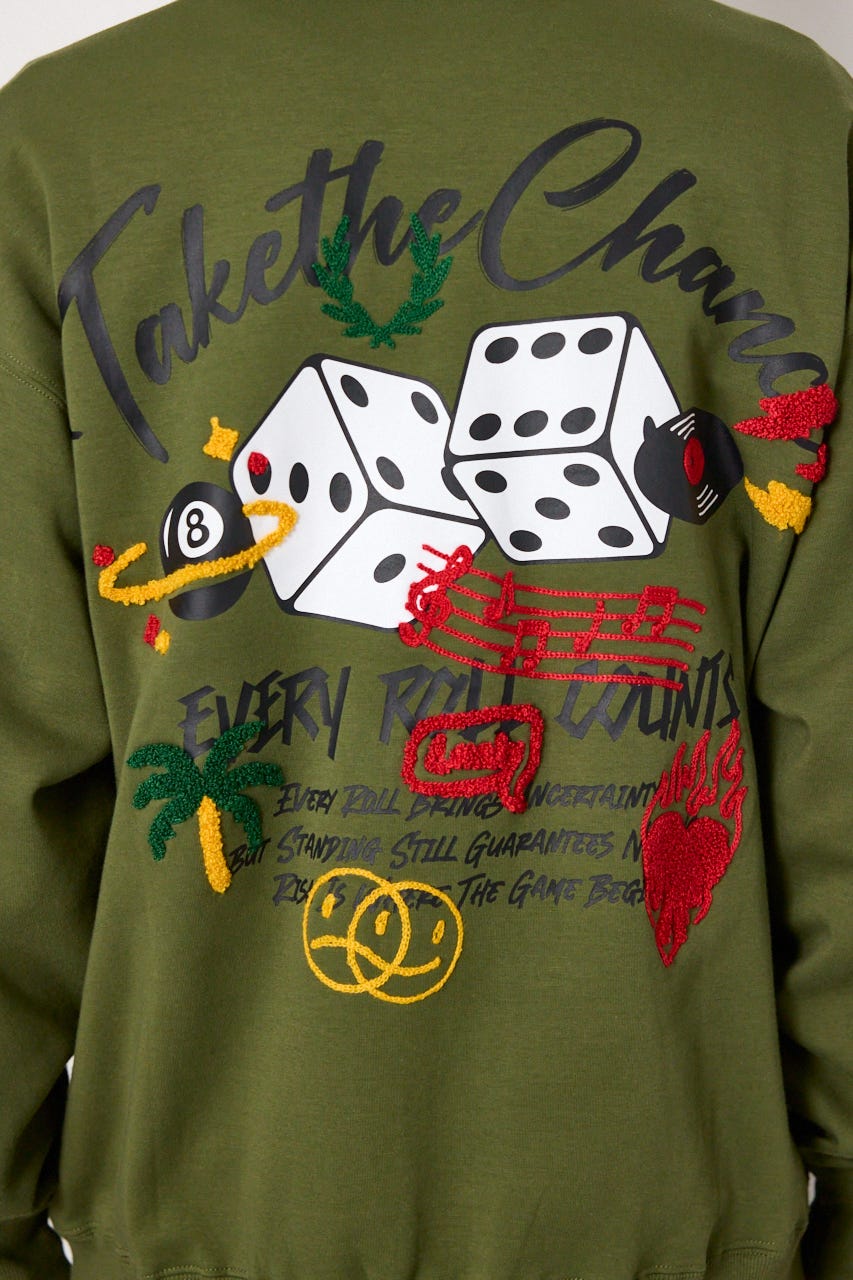 No Dice zipパーカー KHA L